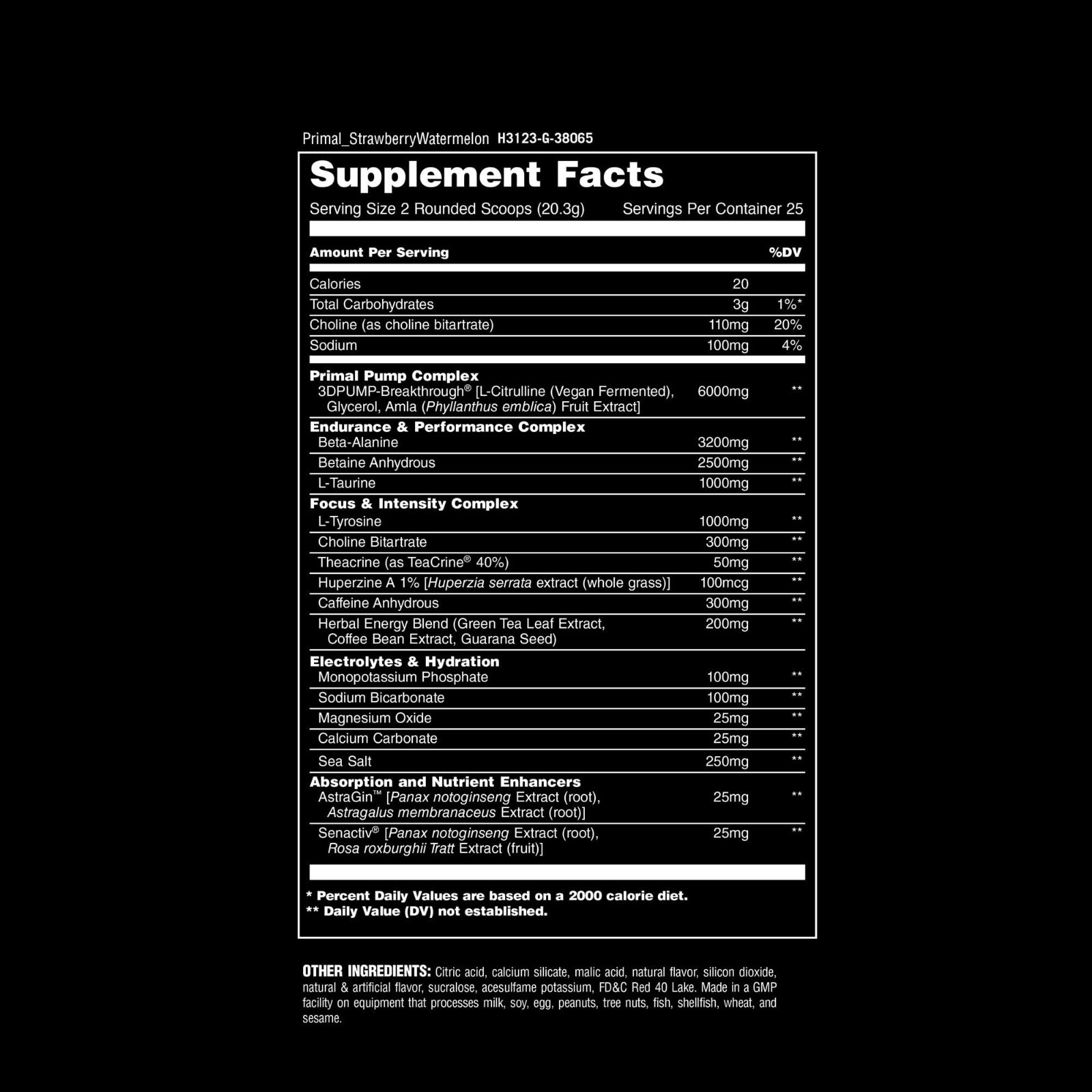 Hydration & Preworkout Powder with Beta Alanine, Caffeine, Electrolytes – Strawb