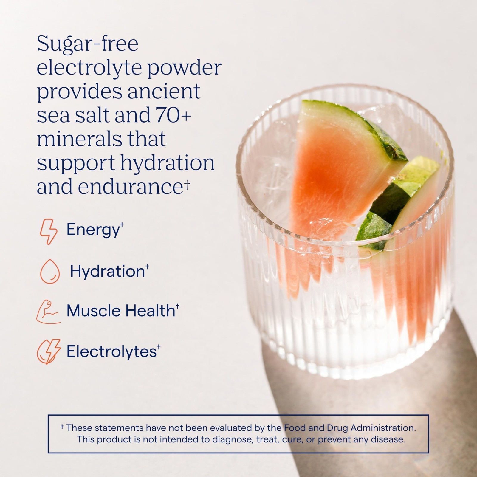 Electrolyte Powder Mix – Zero Sugar Hydration, Ancient Sea Salt & Coconut Water,