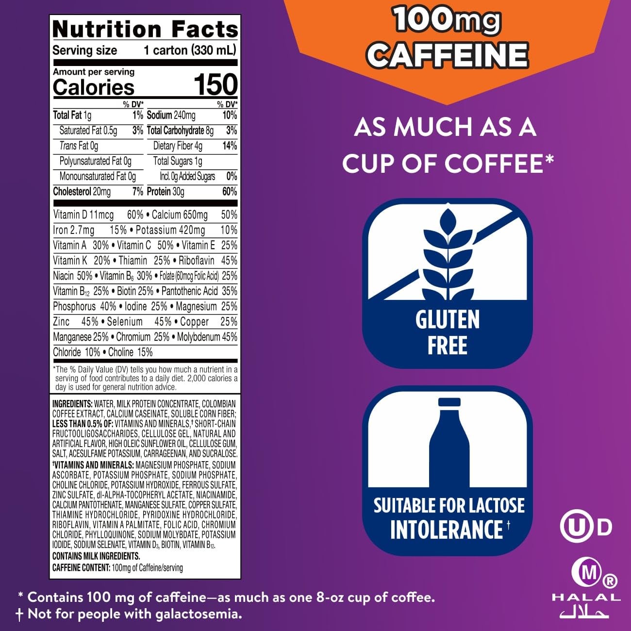 Ensure Max Protein Cafe Mocha Nutrition Shake 30G Protein 1G Sugar 4G Fiber