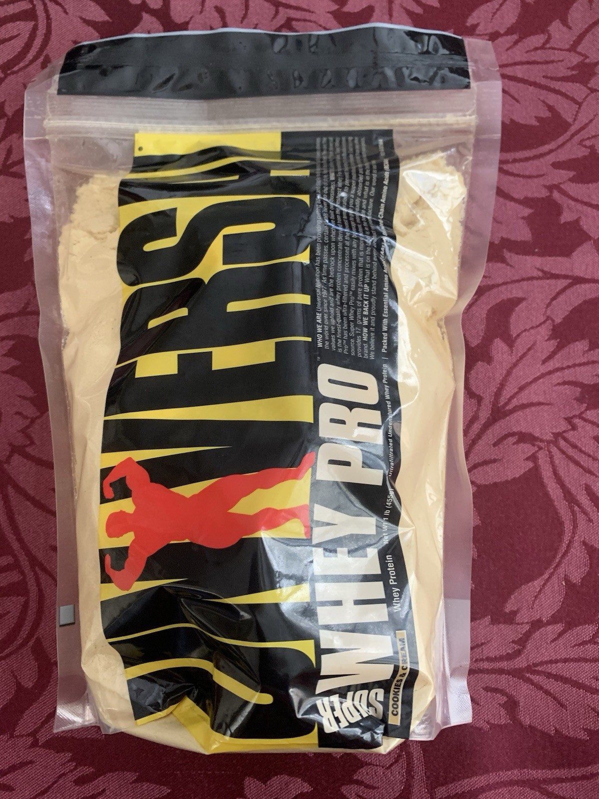 Universal Super Whey Protein Cookies & Cream Flavor One 1 lb pkgs exp. 8/25