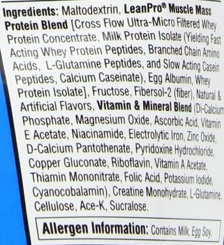 Labrada Muscle Mass Weight Gainer w/ Creatine 1930 Calories 12lb 3 Flavors New