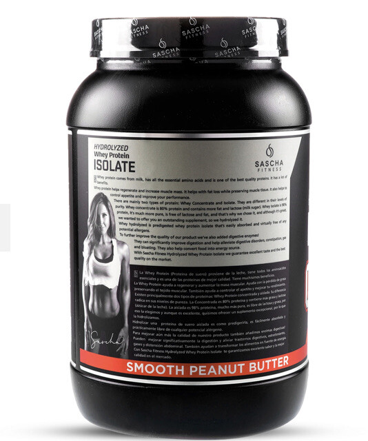 HYDROLYZED WHEY PROTEIN ISOLATE PEANUT BUTTER by Sascha Fitness