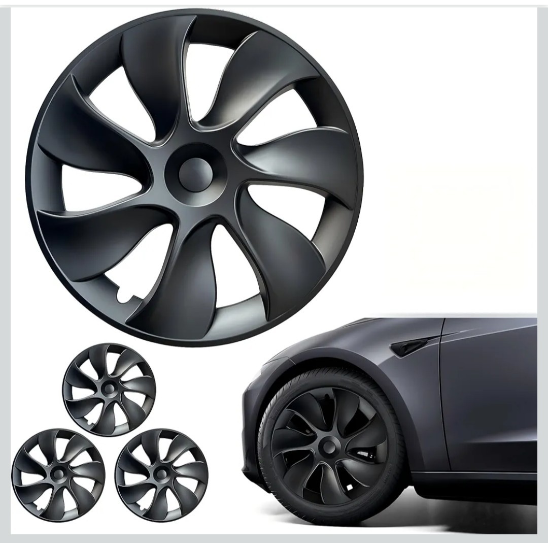 19 Inches Wheel Covers for Tesla Model Y 2024 2023 2022 2021, Hub Protection