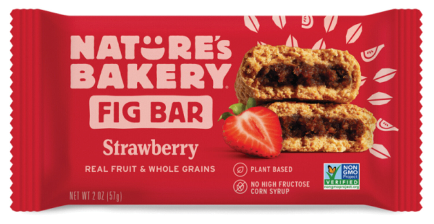 Nature’s Bakery Fig Bars: Strawberry Fig Energy Food Pack of 12