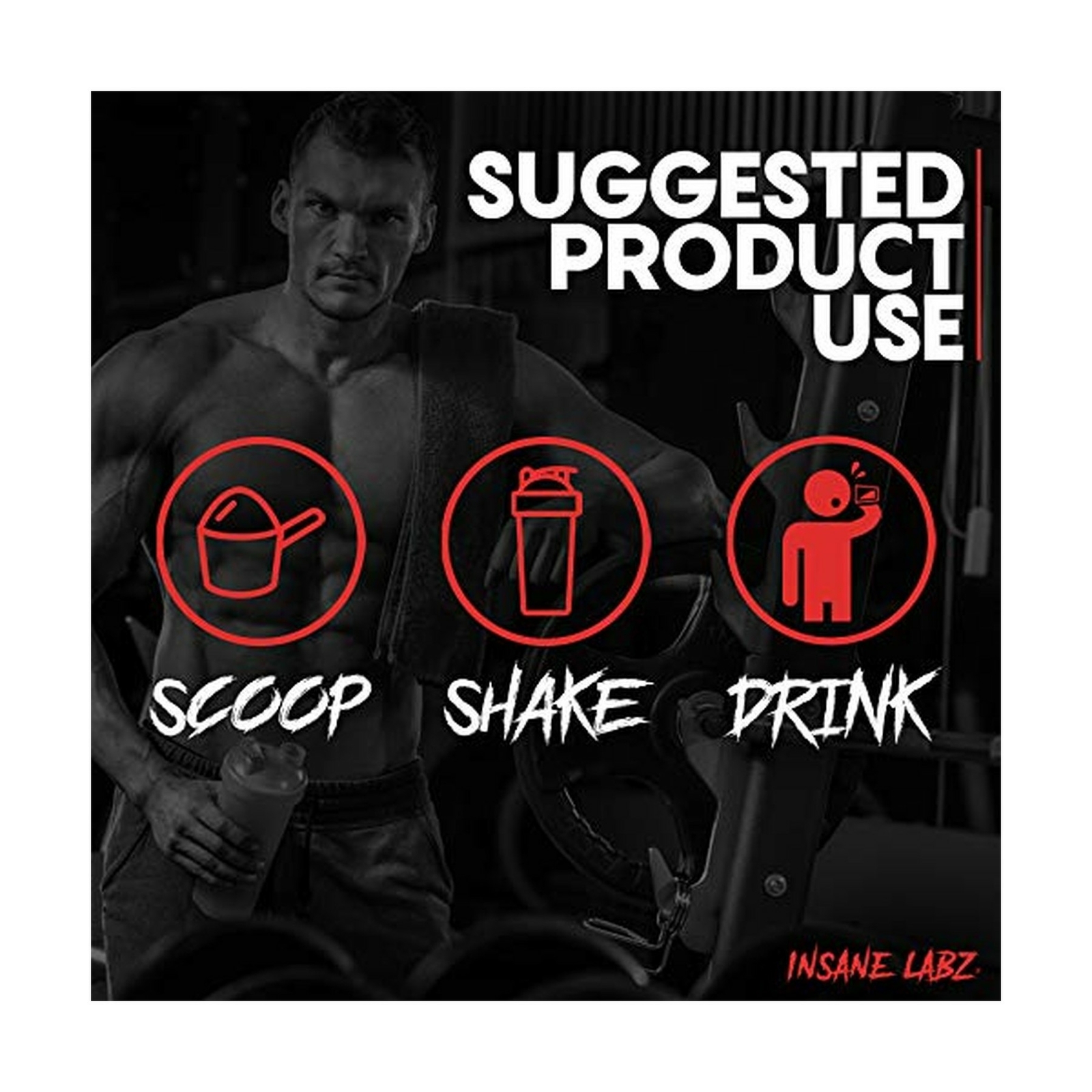 Insane Labz Psychotic Gold, High Stimulant Pre Workout Powder, Extreme Lastin…