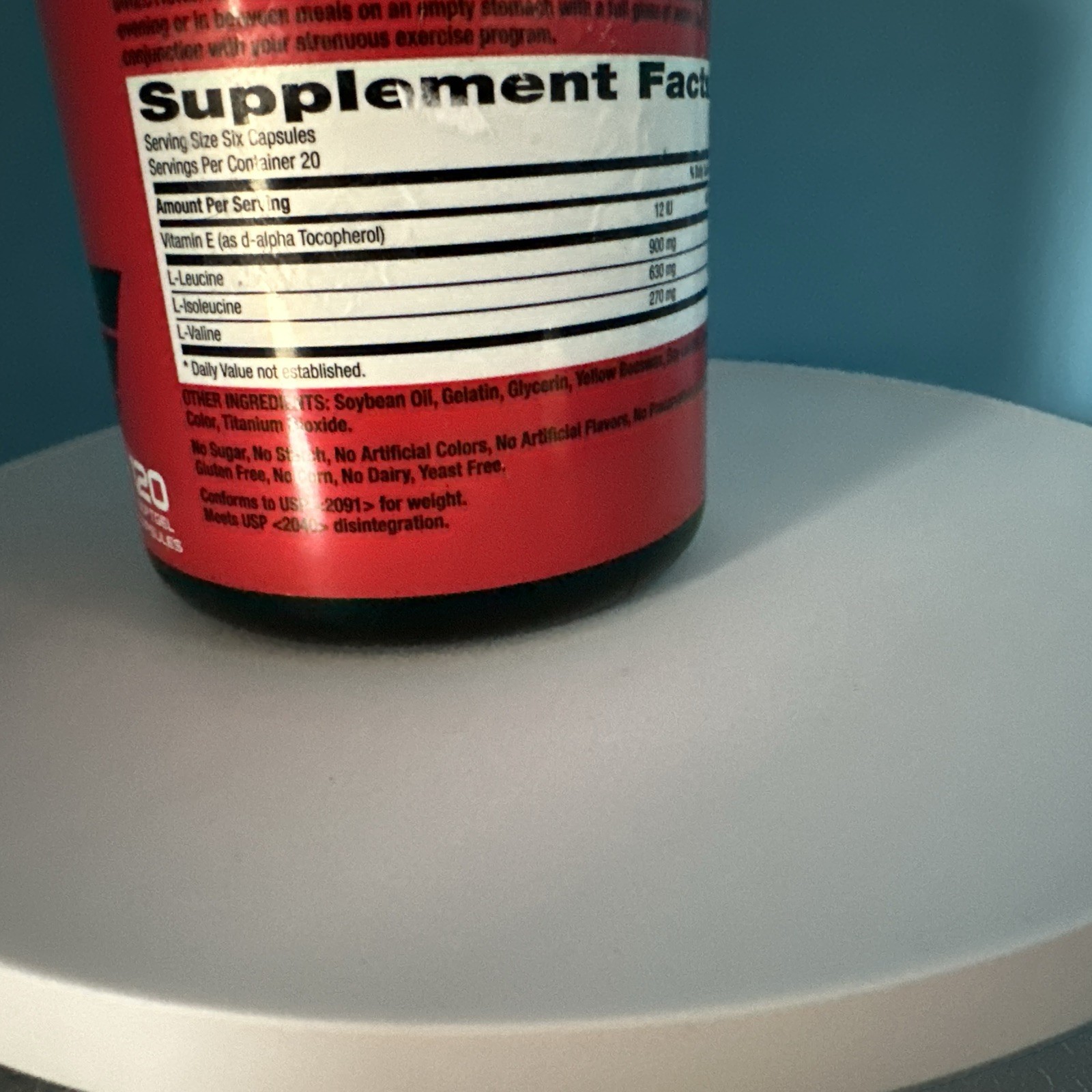 Lot Of Two! GNC Pro Performance BCAA 1800 Dietary Supplement, 120 gels 11/2026
