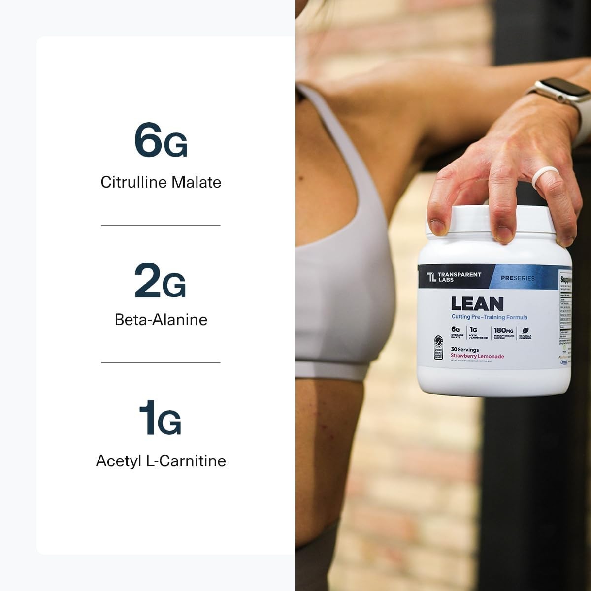 Cognitive Enhancer and Energy Booster Pre-Workout Powder – 30 Servings Canister