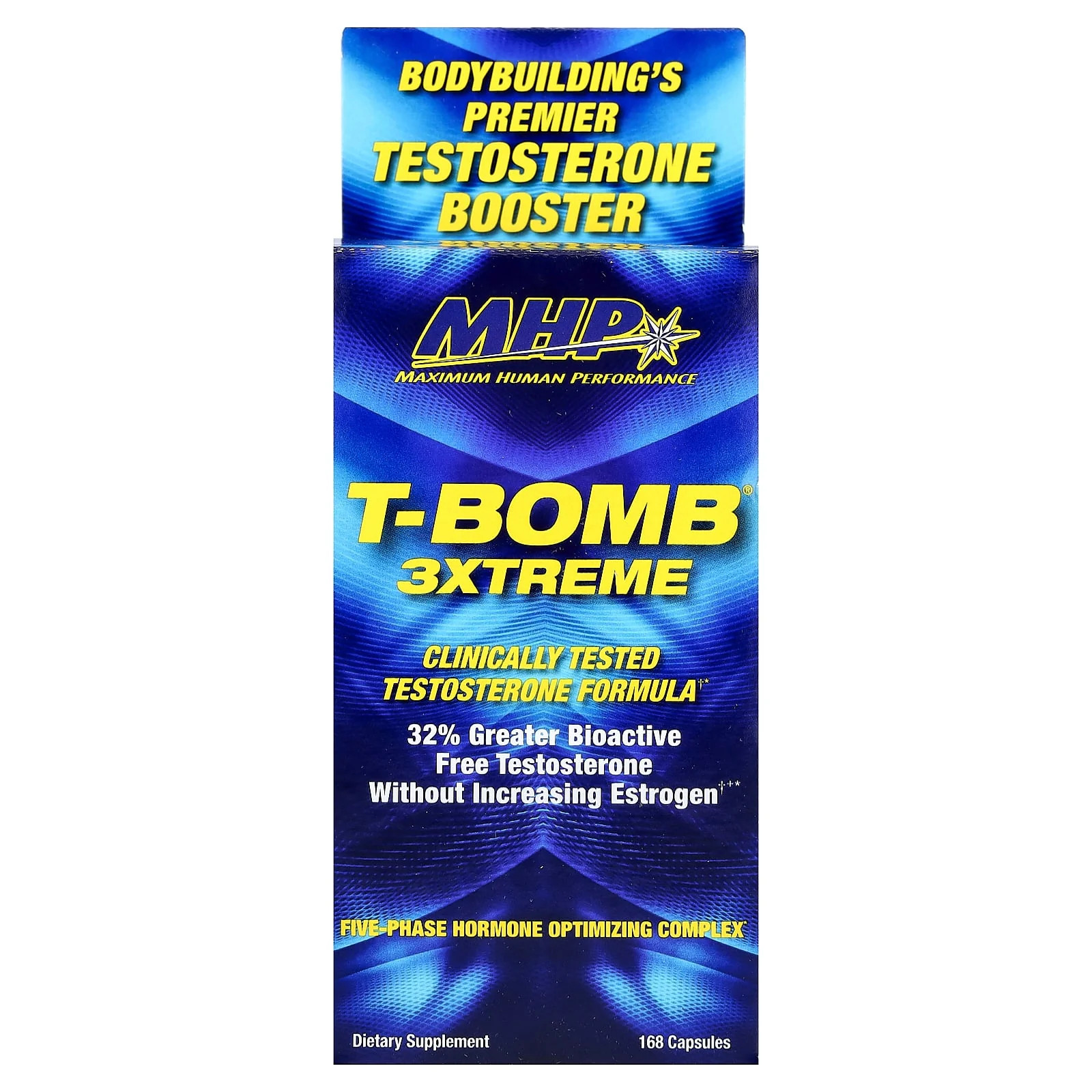 2 X MHP, T-Bomb� 3Xtreme, 168 Capsules