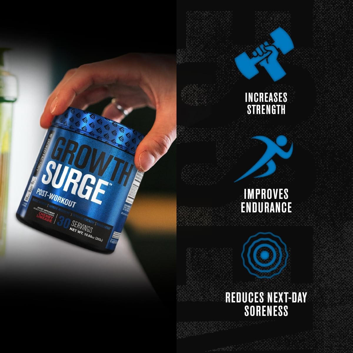 Jacked Factory Growth Surge Creatine Post Workout w/L-Carnitine – Daily Muscle B