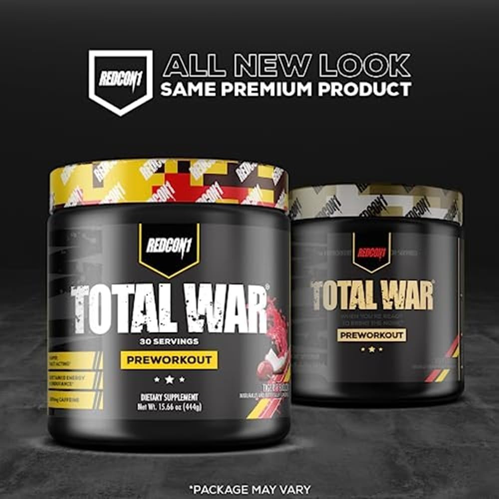 Total War Pre Workout, Tiger’S Blood – L Citrulline, Malic Acid, Green Tea Leaf