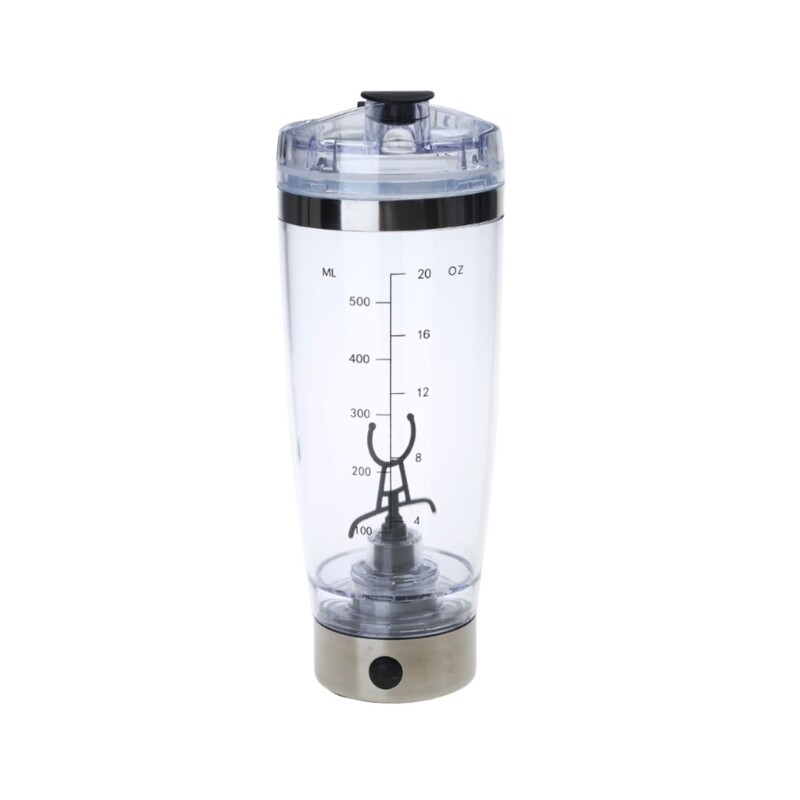 USB Rechargeable Electric Mixing Cup Portable Protein Powder Shaker Bottle Mixer