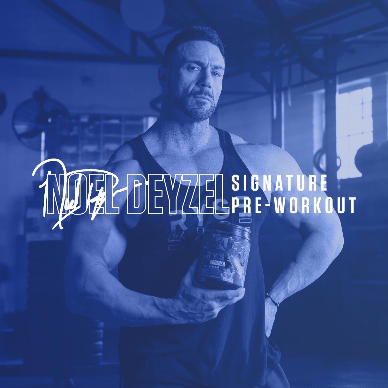 High-Stim Pre Workout Powder – Blue Raspberry, 400mg Caffeine, Energy & Focus, C