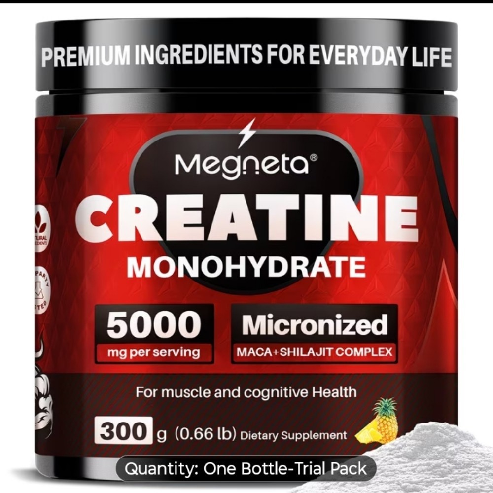 Pineapple Creatine Powder SurgarFree 5000g 4 Month Supply 2 Pack