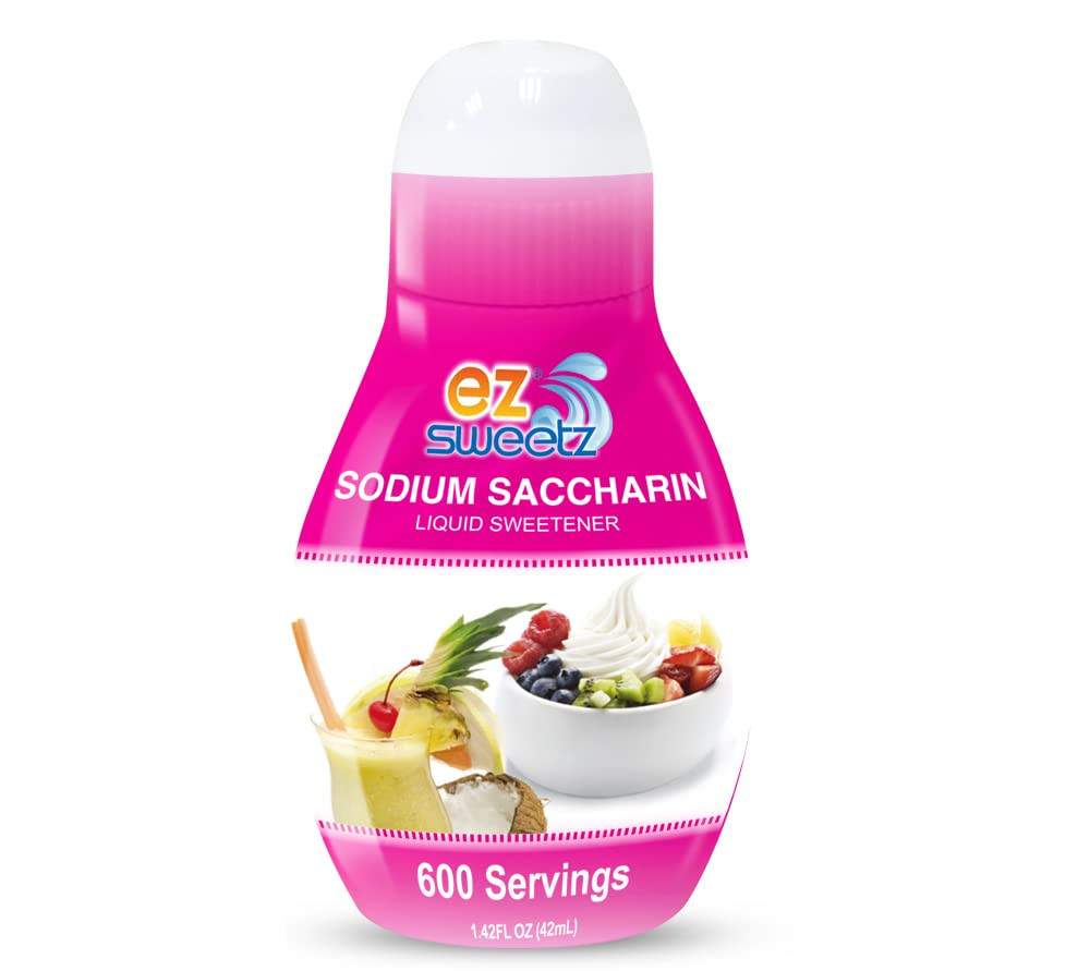 Sodium Saccharin (2 Pack 1.42Oz – Liquid Sweetener 600 Servings/Bottle)