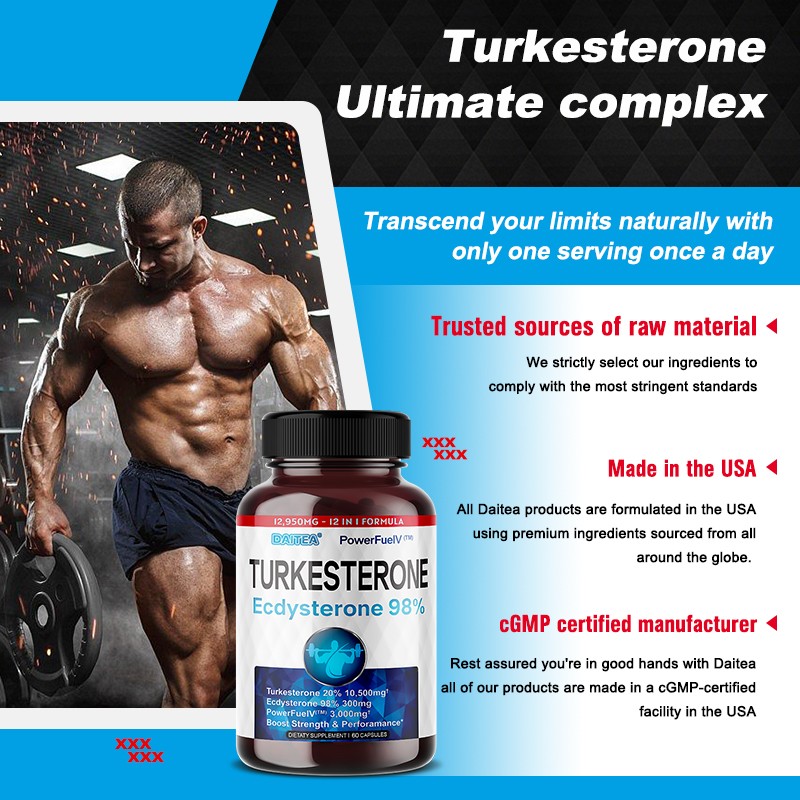 5 X Turkesterone 98% Ecdysterone- Supports Energy And Performance, Muscle Health