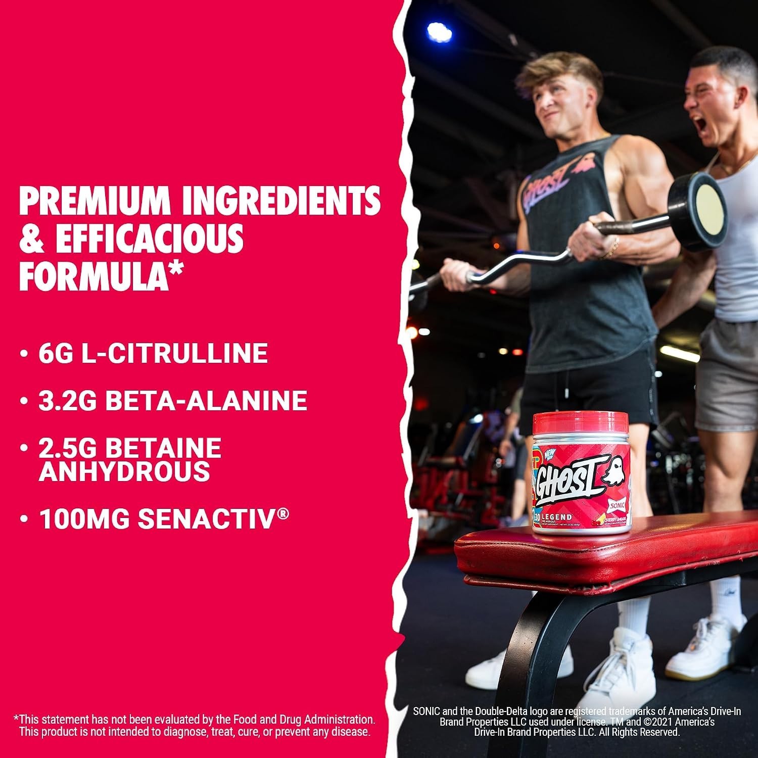 Legend Pre-Workout Powder, Sonic Cherry Limeade, 30 Servings | Pre-Workout wi…