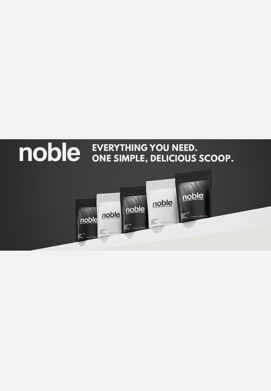 Noble Origin All-In-One Grass Fed Beef Protein Powder-Collagen-No Whey-msrp $79!