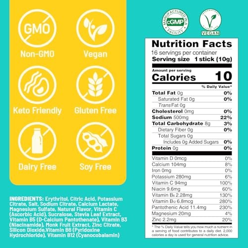 Sugar Free Electrolytes Powder Packets – Liquid Daily IV V0-Mixed Flavor