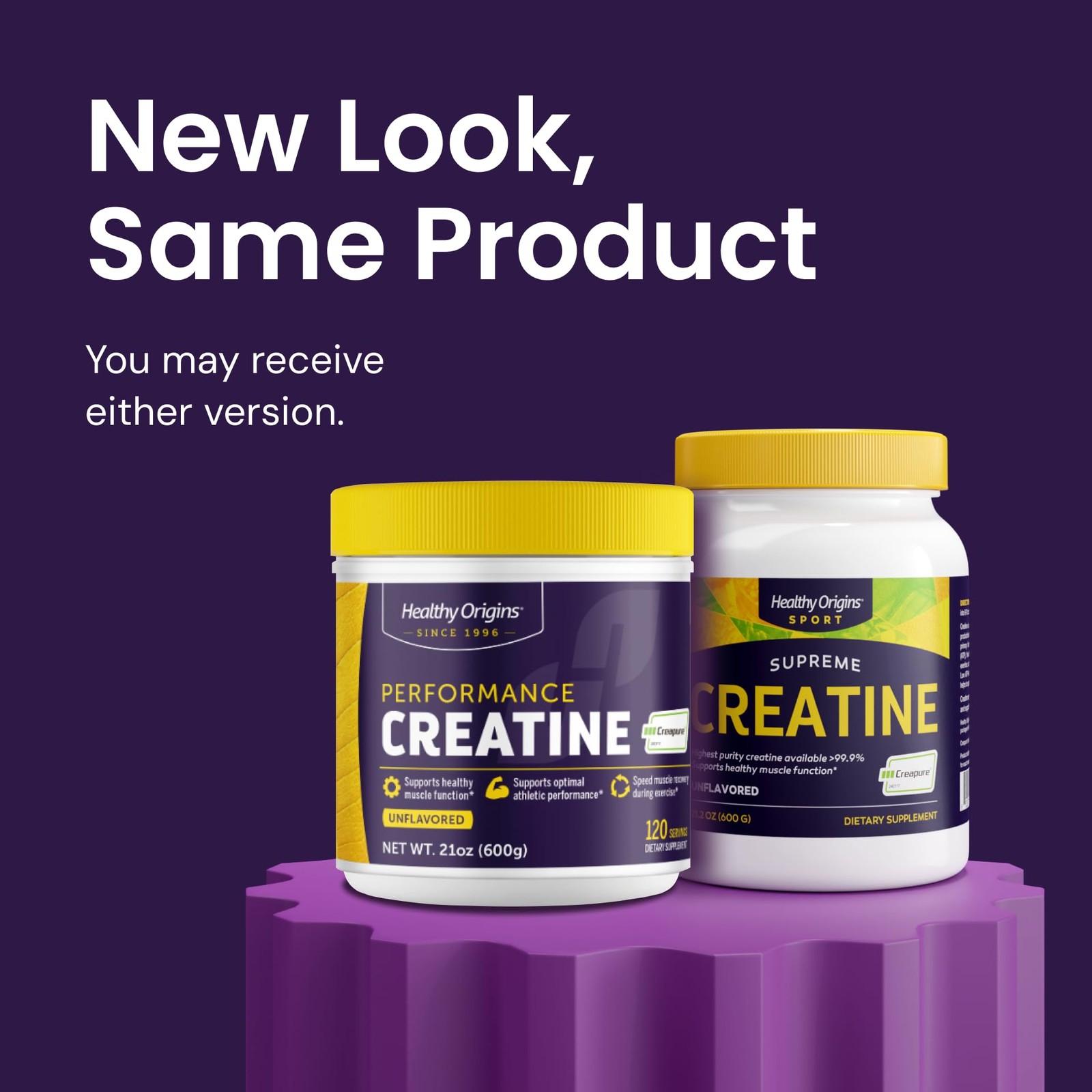 Healthy Origins® Performance Creatine with 1.33 Pound (Pack of 1), White