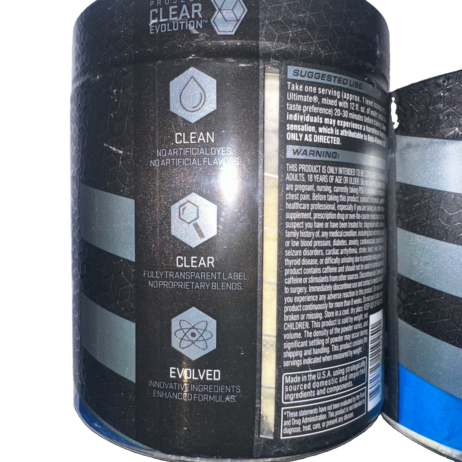 2 Lot! CELLUCOR C4 Ultimate ICY BLUE RAZZ Pre-Workout 24 Servings Exp:03/2027
