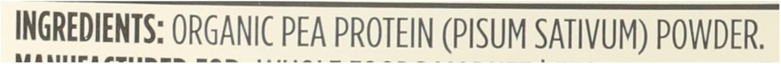 Nutritious Organic Pea Protein – 16 Oz Jar, 15g Plant-Based Protein, Gluten Free