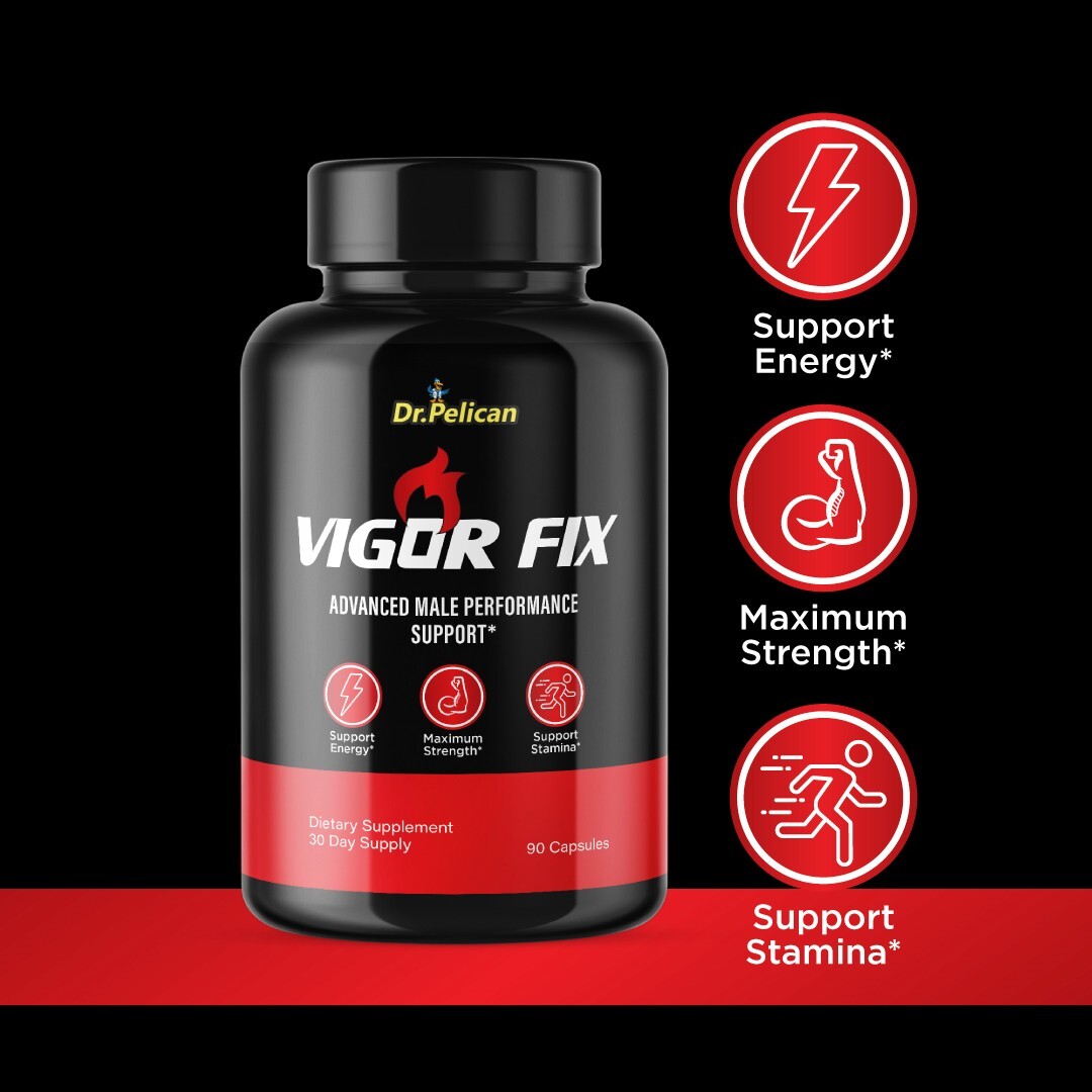 Vigor Fix- Bodybuilding & Men’s Health Support- 12 Bottles- 1080 Capsules