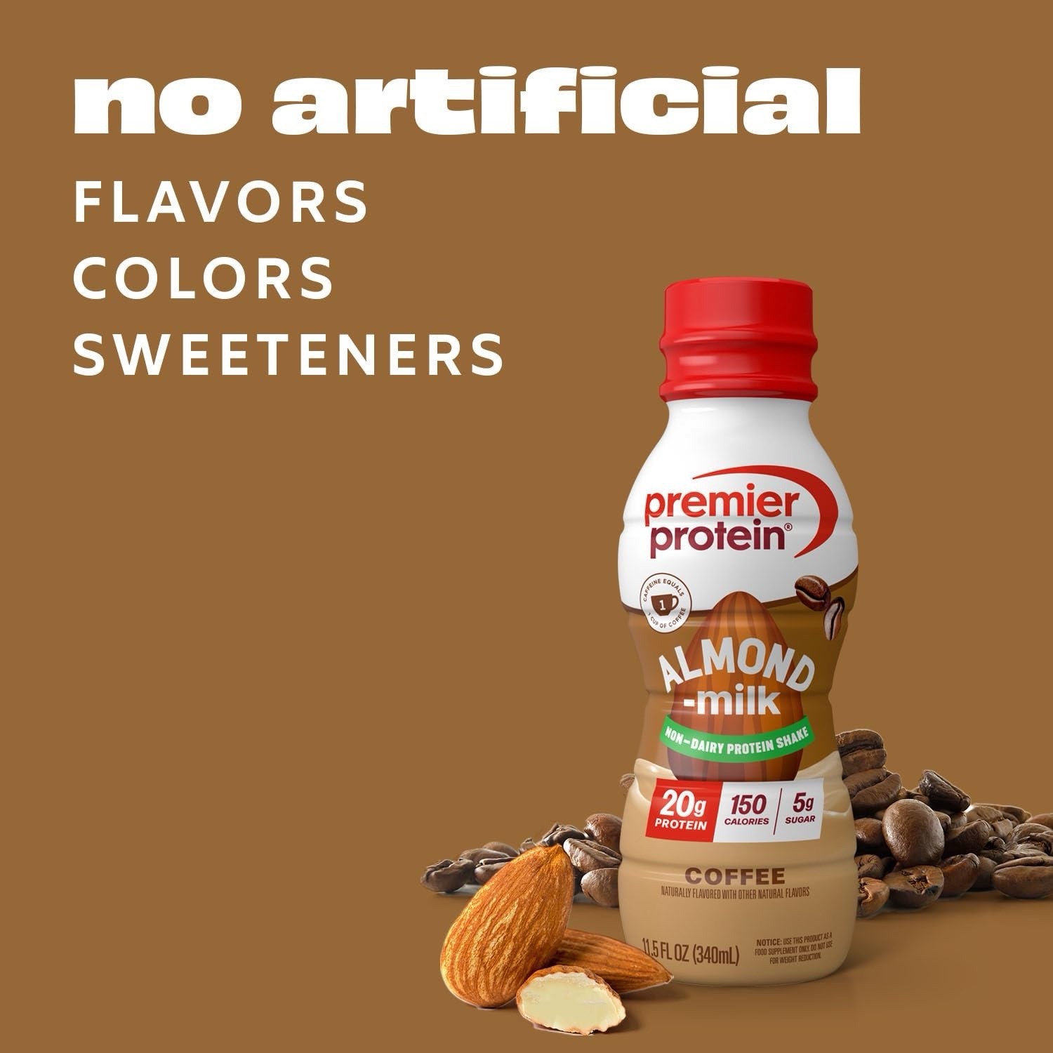 •*.Premier Protein Almondmilk, 11.5 fl oz, 12-pack, Coffee ☕️*.•