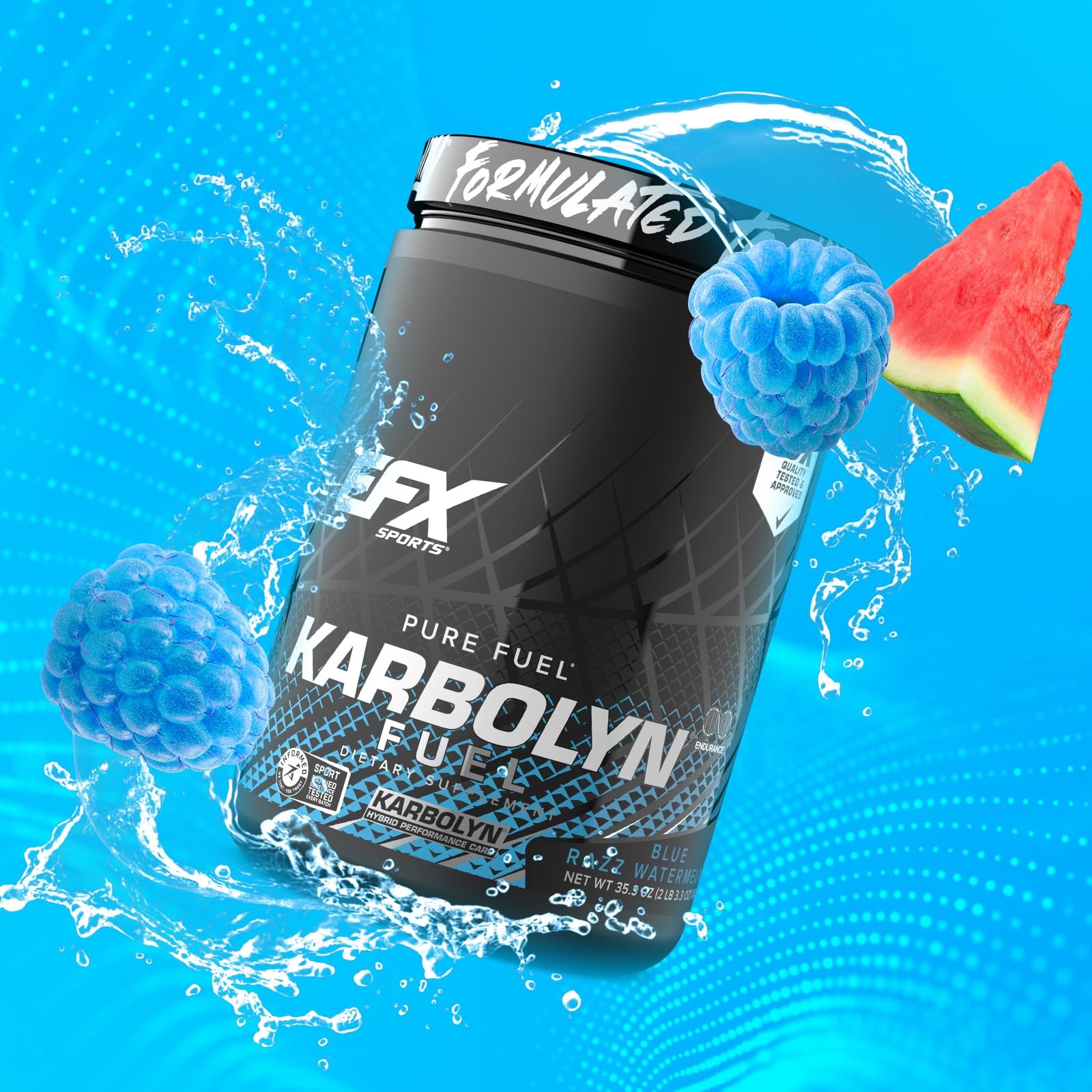 EFX Sports Karbolyn Fuel | Fast-Absorbing Carbohydrate Powder | Carb Load, Su…