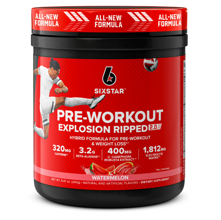 3 Pack Powder Explosion Ripped 2.0 Electrolyte Matrix, Watermelon, 8.47 oz Pk