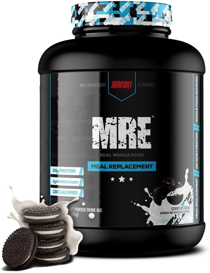 Redcon1 MRE Whole Food Protein WHEY-FREE Meal Replacement 7LB 25 Servings New