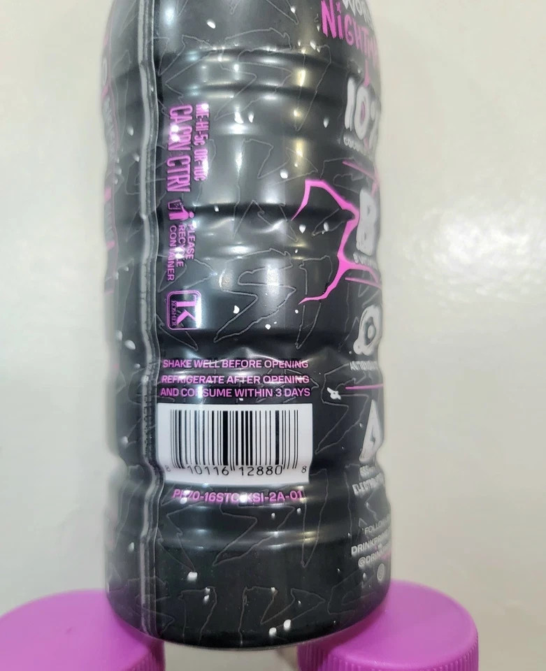 PRIME KSI THE NIGHTMARE LIMITED EDITION STRAWBERRY CREAM HYDRATION DRINK 3 Pack