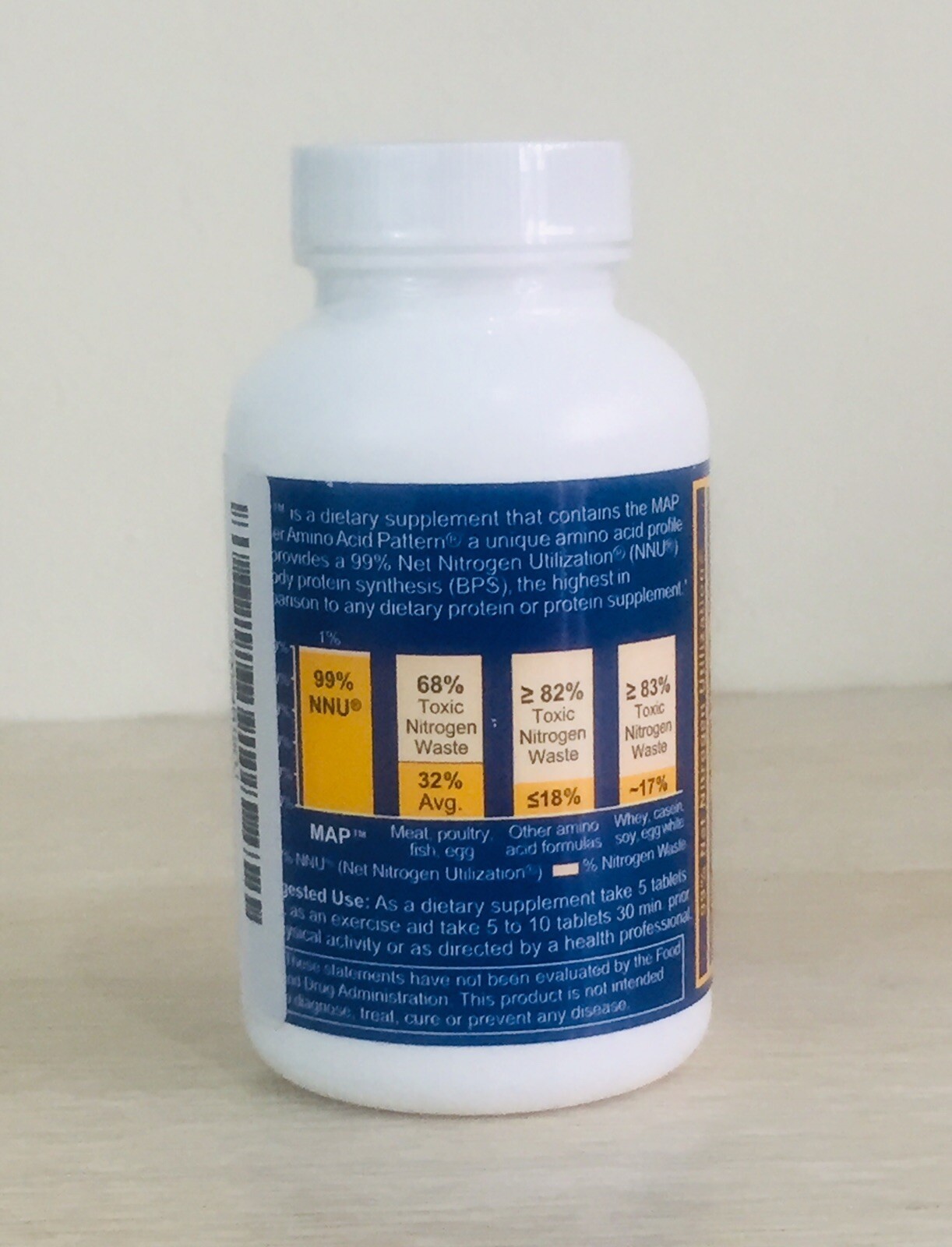 MAP Master Amino Acid Pattern 120 ct Digestive Friendly Muscle & Tissue Repair