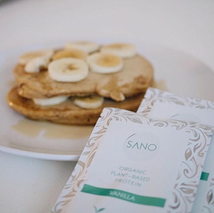 SANO Organic Vegan Plant-Based Protein Powder, Vanilla (14 Servings)