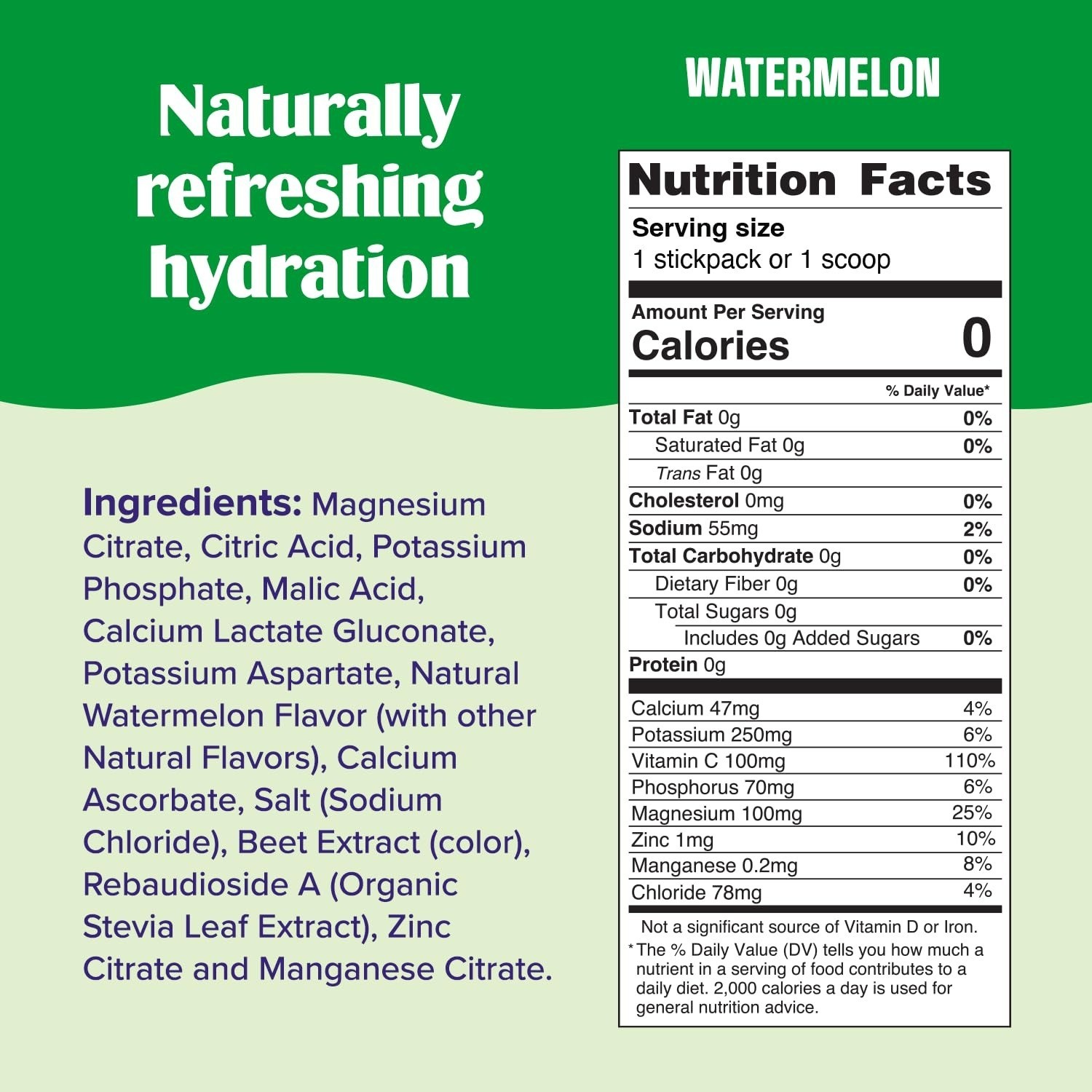 Ultima Replenisher Electrolyte Powder Drink Mix – Watermelon, 30 Servings