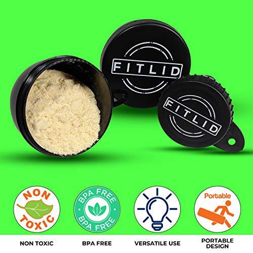Small and Large 2-Pack Portable Protein Supplement Funnels, Great for BCAA’s,