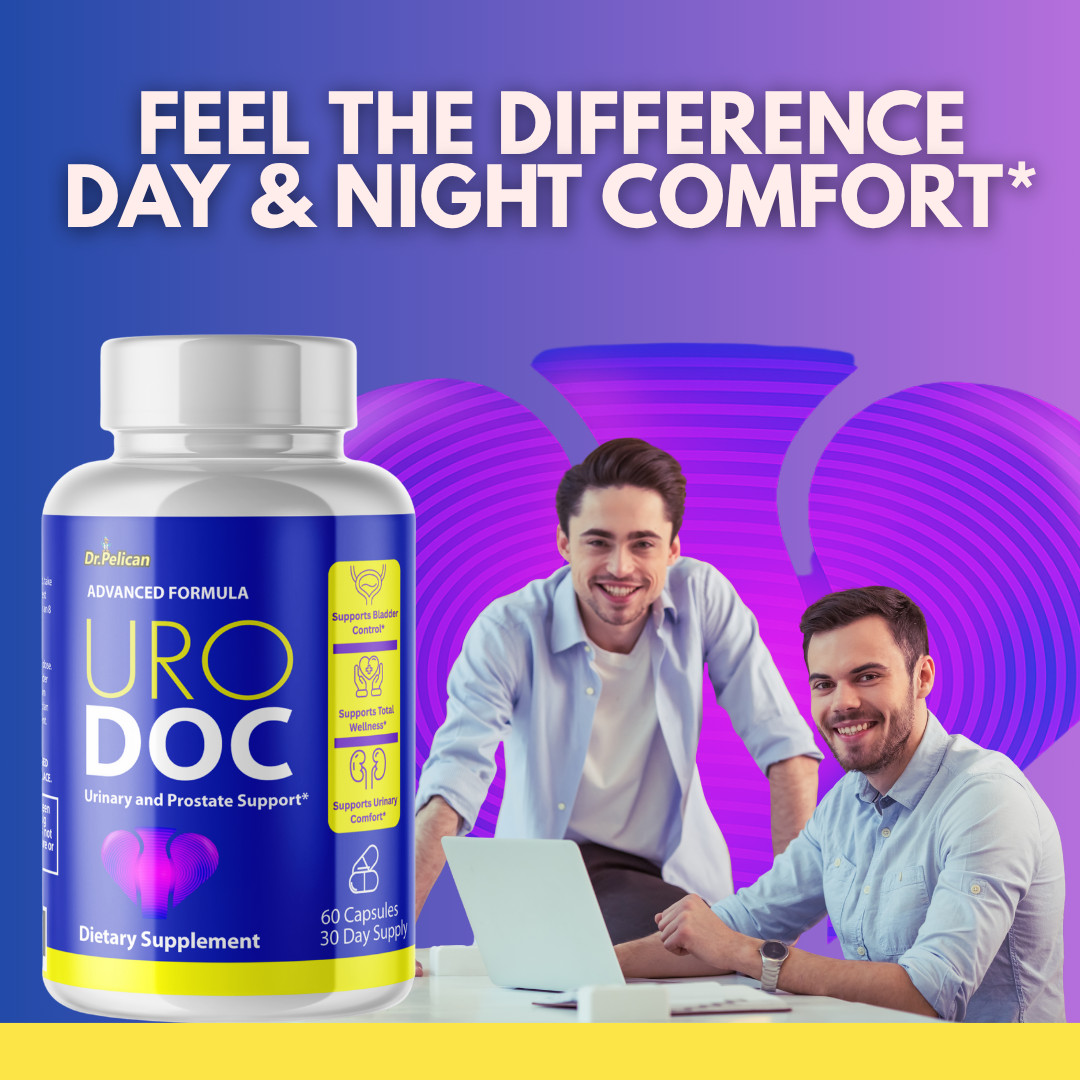 URO DOC- Support Supplement for Men – Urinary & Bladder Health-5 Bottles