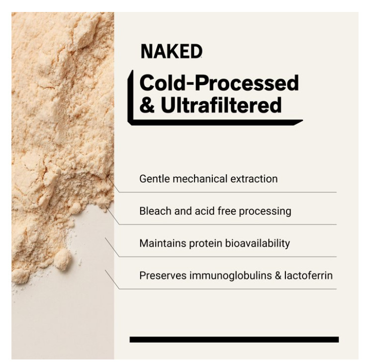 Naked Whey Chocolate Peanut Butter 2lb 25g Protein Grass Fed