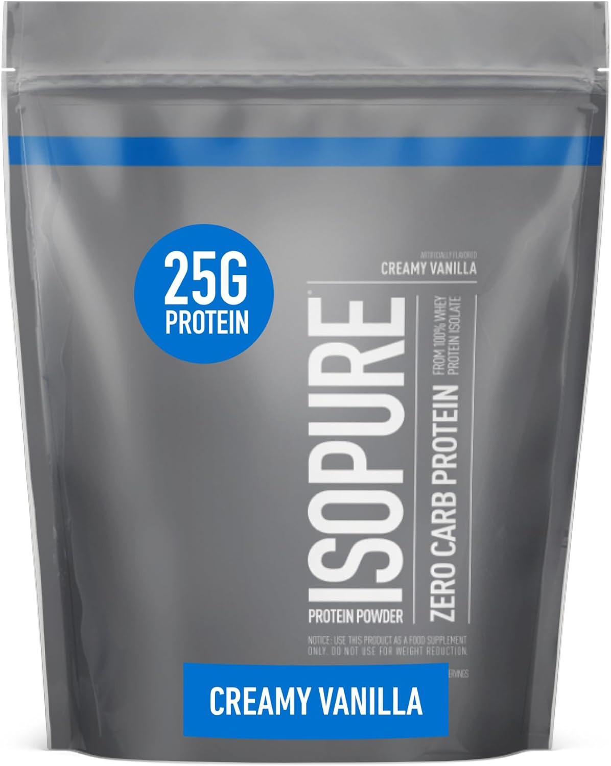 Creamy Vanilla Whey Isolate Protein Powder with Vit C & Zinc for Immune Suppo…