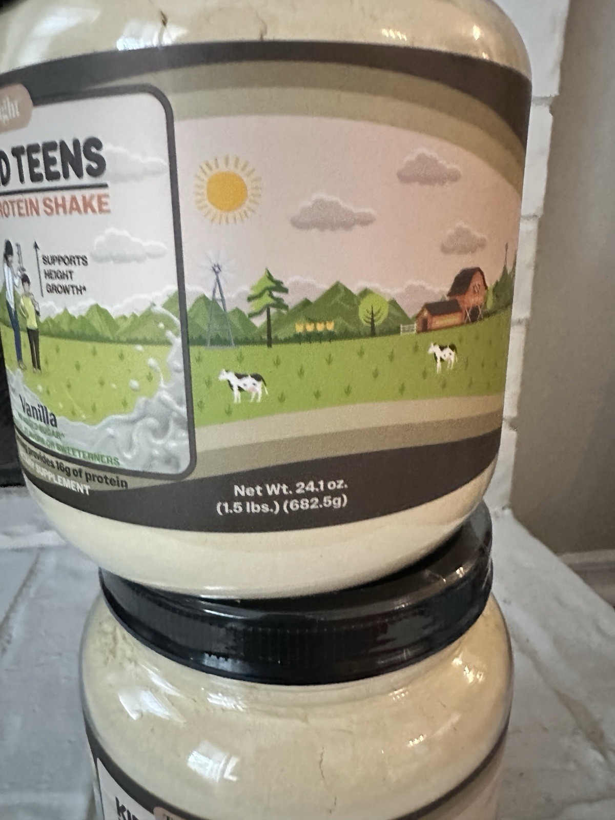 TruHeight Protein Powder, Growth Protein Shake Vanilla No sugar No Art. Flavor