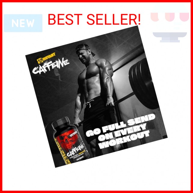 Mutant Caffeine Pills – Pharmaceutical-Grade Pure Caffeine Supplement for Boost