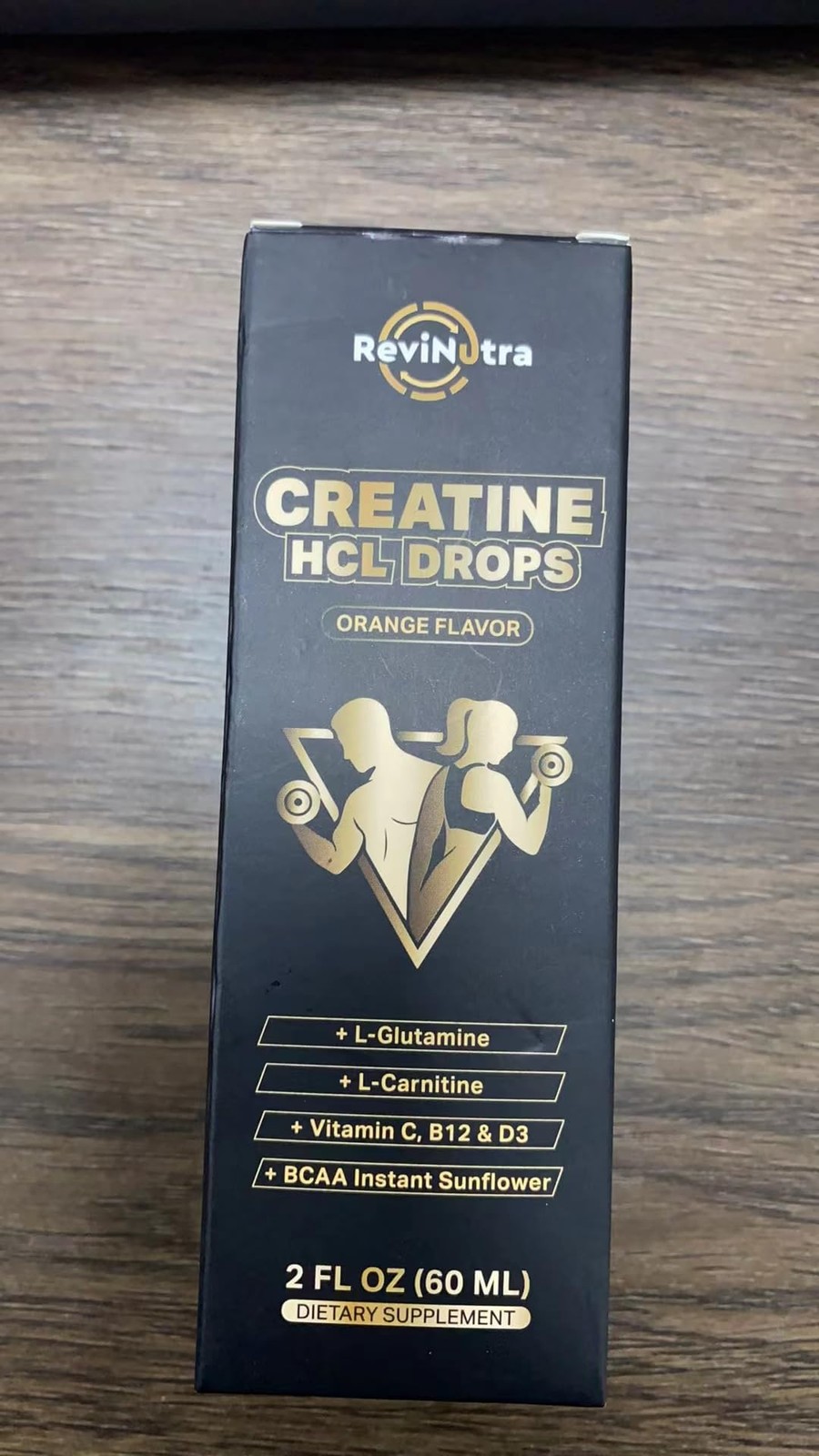 ReviNutra Creatine HCL Liquid Drops for Men & Women 1500mg Liquid Creatine Hy…