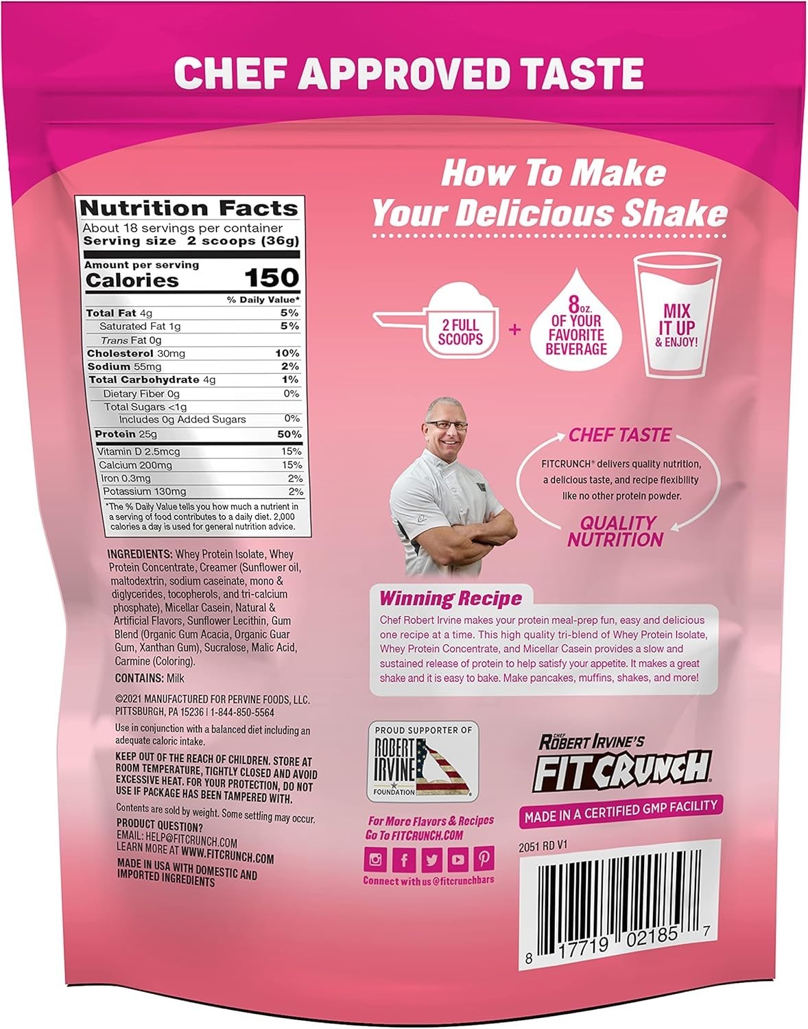Delicious Gluten-Free Strawberry Tri-Blend Protein – Keto and Fitness Friendly
