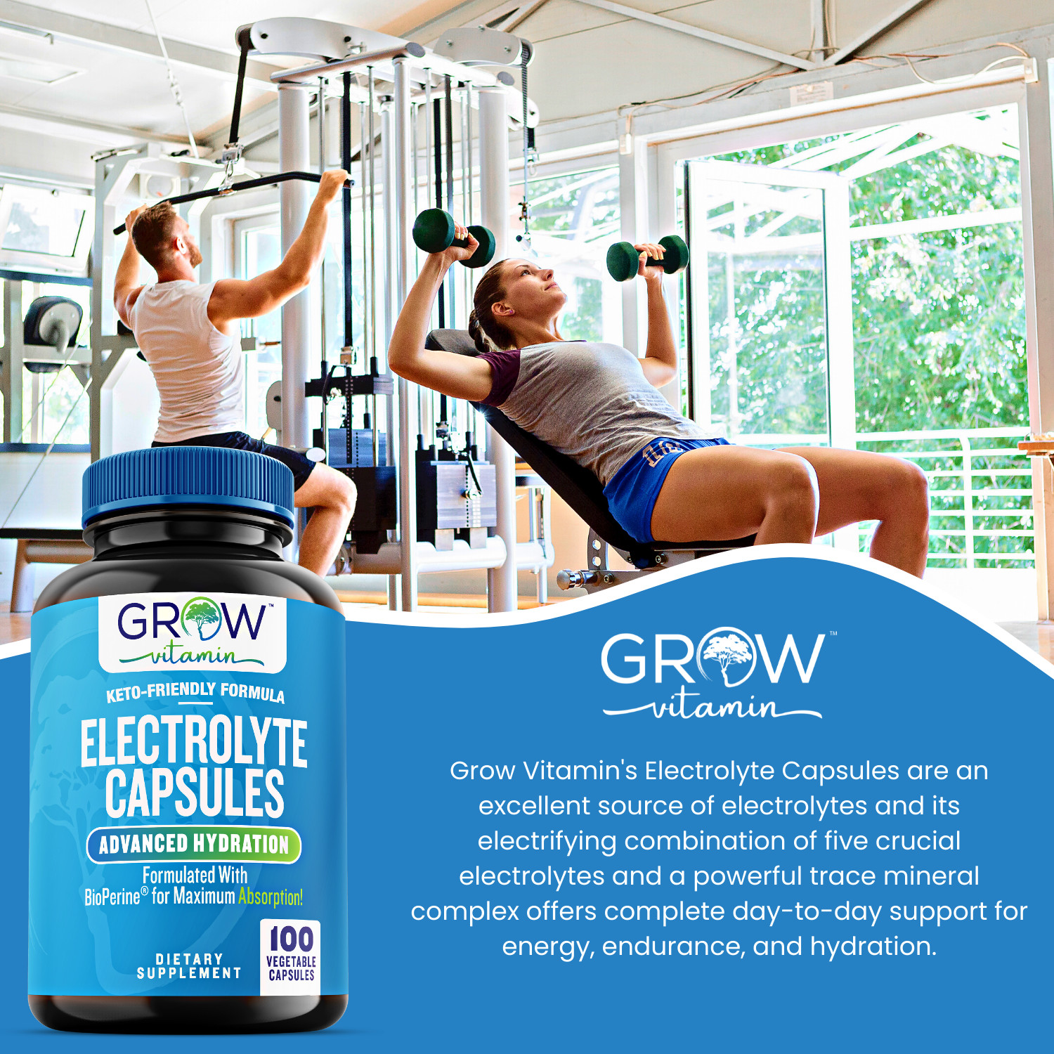 Premium Electrolyte Capsules – Electrolytes for Keto, Performance & Recovery