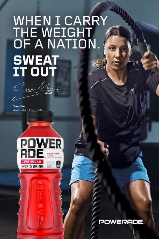WESTERNMBY POWERADE Zero Fruit Punch, 20 Fl Oz, 10 bottles, Total:200.0 Fl Oz