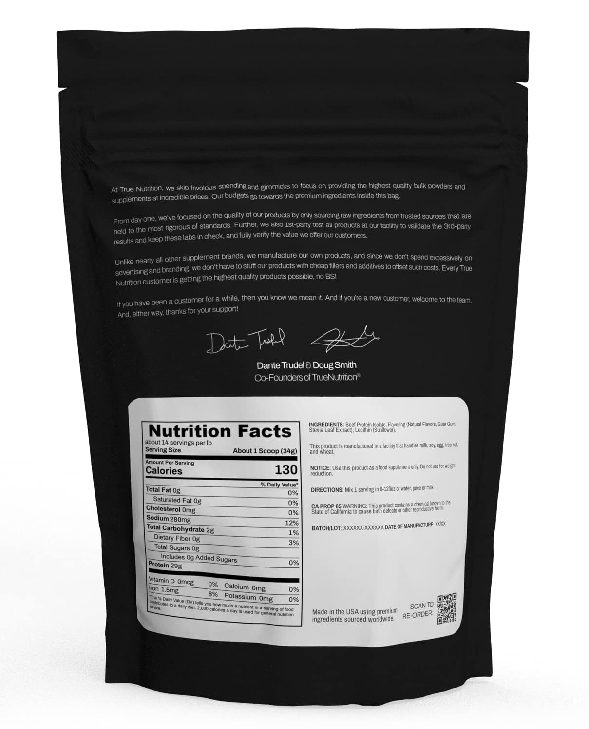 Grass Fed Beef Protein Isolate Powder – 29g Protein per Serving – Zero Carb, …