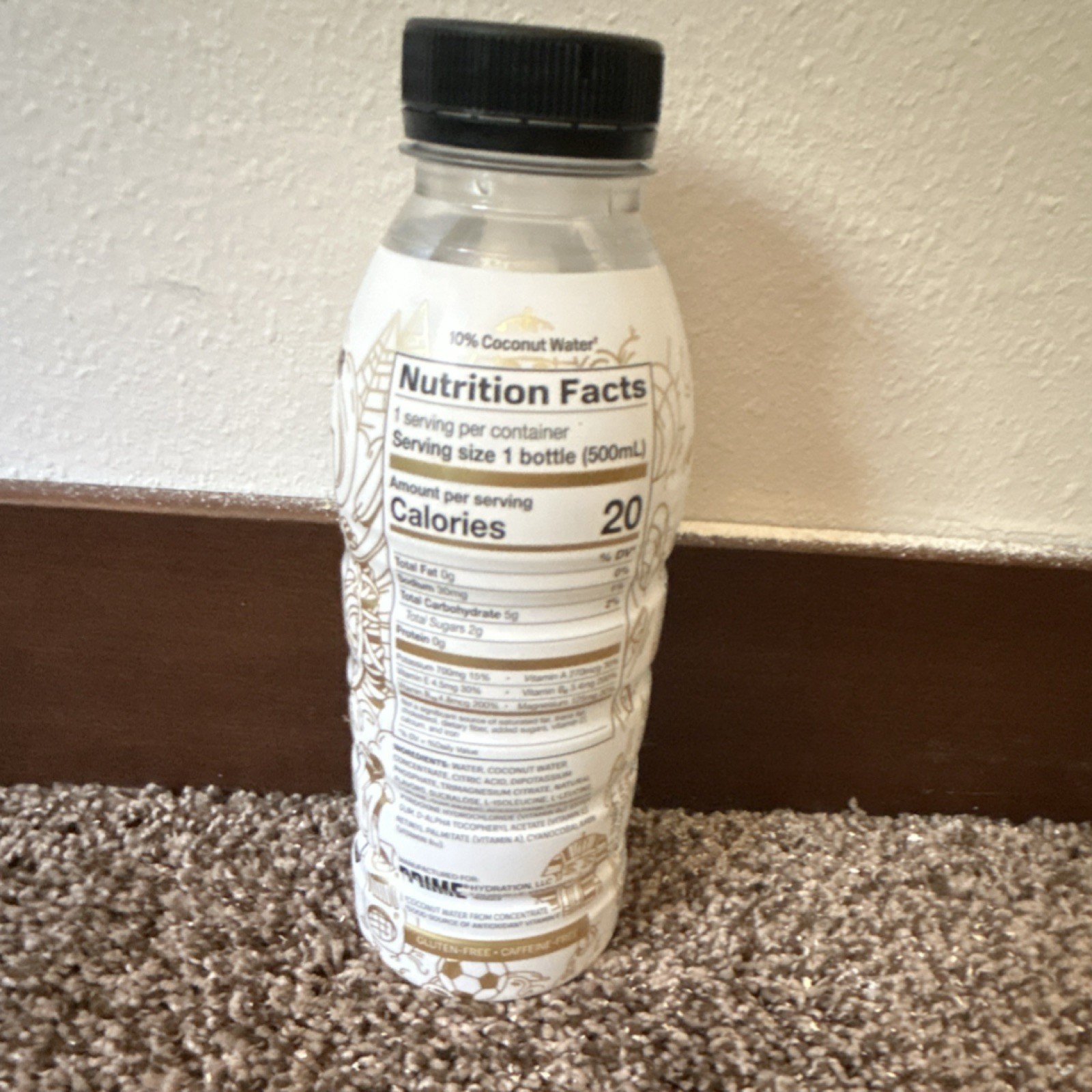 Prime Collector Series Hydration Drink Electrolytes Coconut Water 16.9 fl oz