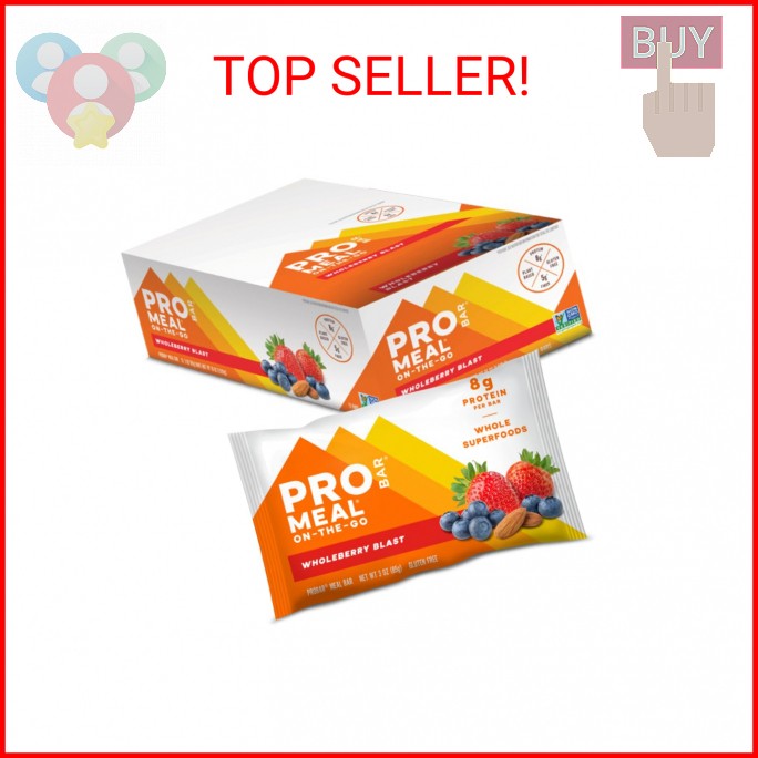 PROBAR MEAL Bar – Plant Based Meal Replacement Bar with Whole Food Ingredients,