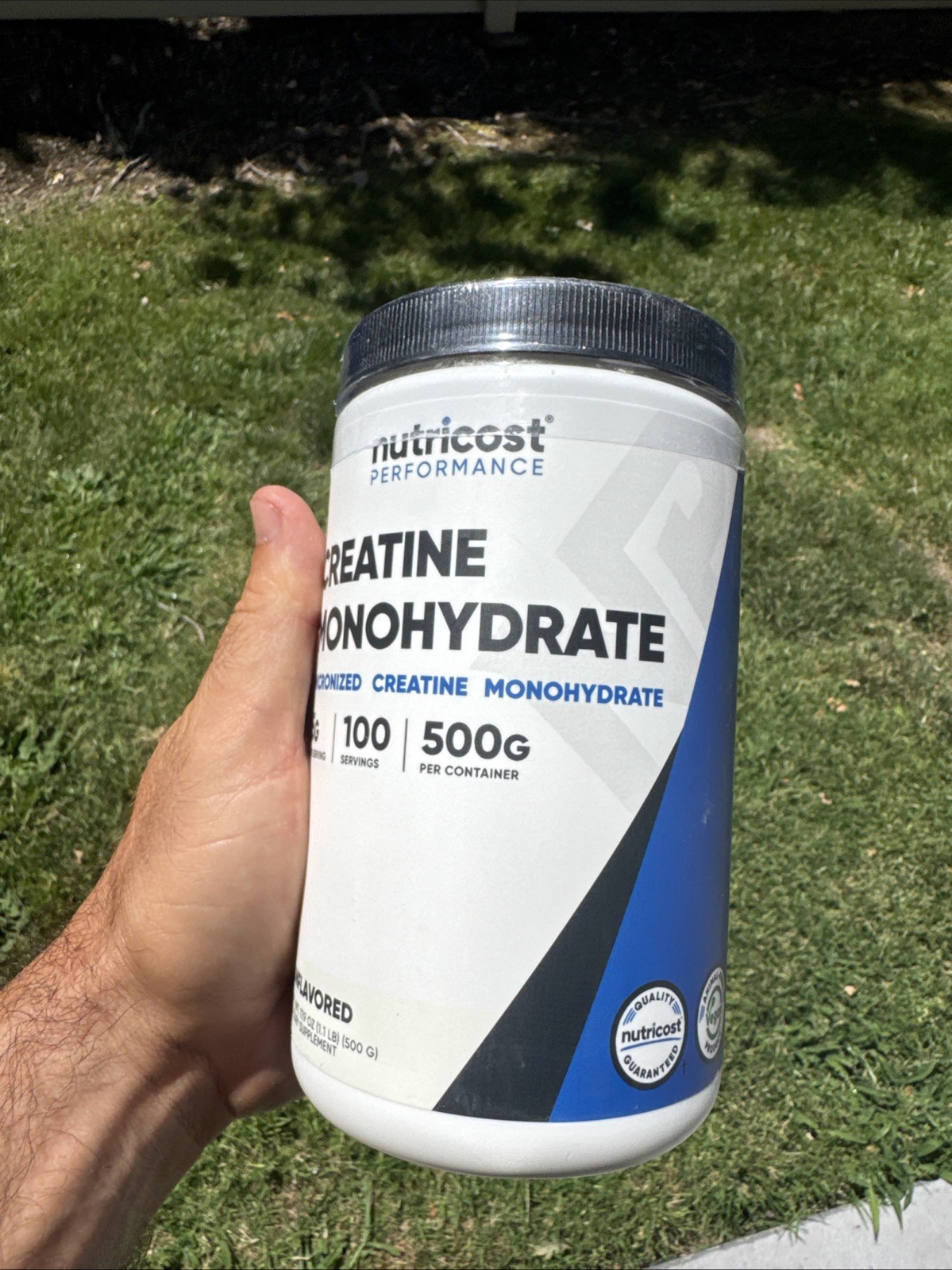 Nutricost Creatine Monohydrate Micronized Powder 500G, 5000mg Per Serv (5g)