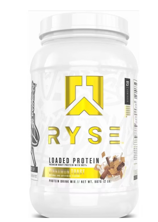 RYSE Loaded Protein Powder – Cinnamon Toast – 20 Servings