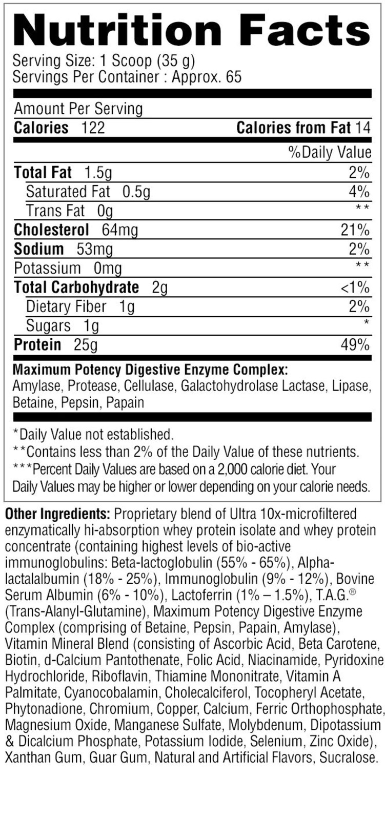 Metabolic Nutrition Protizyme 4lb